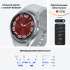 Смарт-часы Samsung Galaxy Watch 6 Classic 43мм,  1.3",  серебристый/серебристый [sm-r950nzsacis]